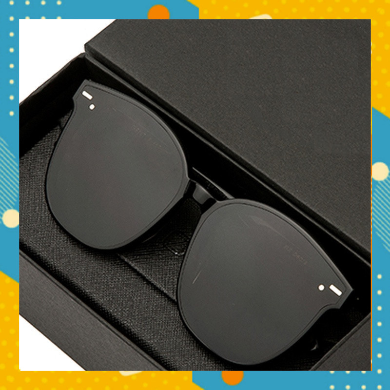 Kacamata KOTAK HITAM Sunglasses Pria Wanita Kaca Mata Gaya Riben KM0101L1