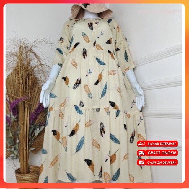 [AHDINA FASHION] DASTER RAYON BUSUI LD 130 DASTER BIG SIZE JODHA MOTIF