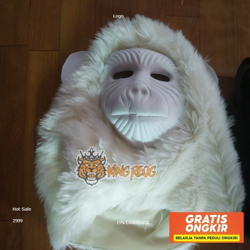 Topeng monyet/Topeng monyet murah/barongan/thek/topeng mainan