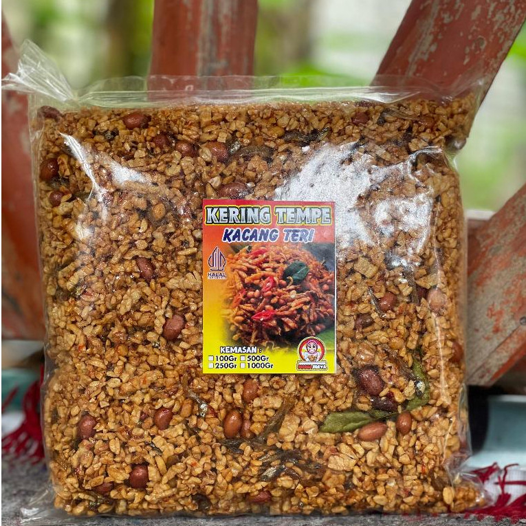 

Kering Tempe Tanpa Kacang Teri / Orek Tempe Pedas Manis 1kg