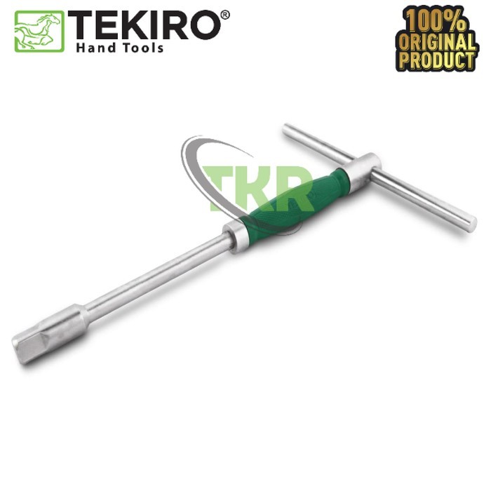 TEKIRO T-TYPE SOCKET WITH ADAPTOR (PUTAR) 1|2 INCH - Kunci Soket Elektrik