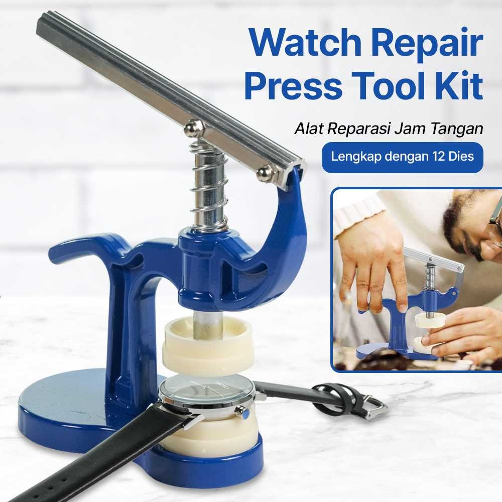 COD Alat Clamp Press Untuk Tukang Reparasi Servis Service Jam Tangan Profesional Bahan Besi Dan Plas