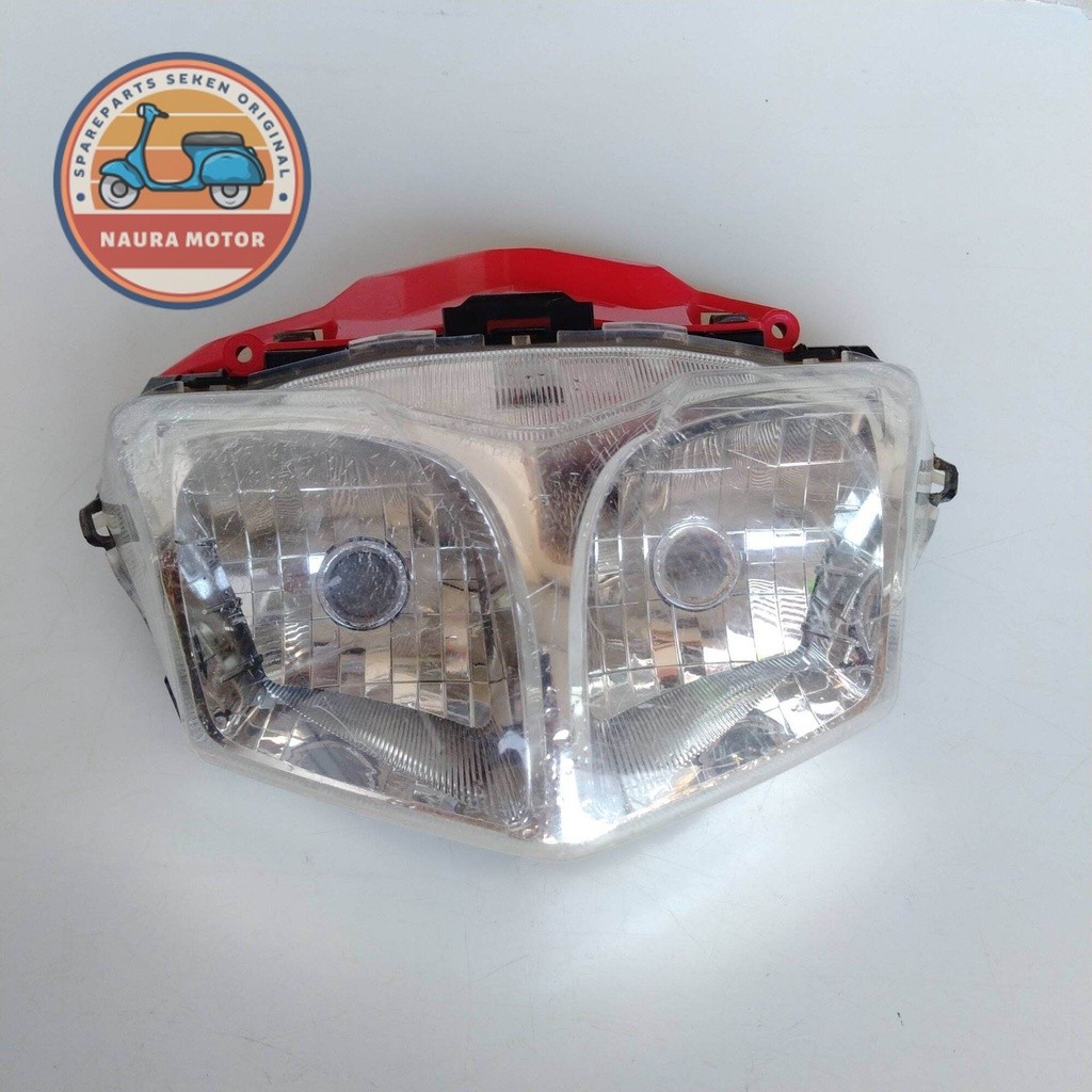 REFLEKTOR SUPRA X 125 HELM IN ORIGINAL COPOTAN LAMPU DEPAN SUPRA X125 HELM IN SEKEN ORIGINAL