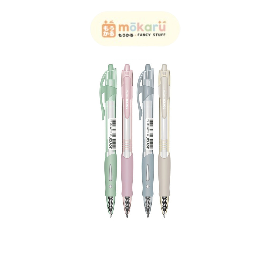 

Joyko Gel Pen 0.5mm GP-265AN Q4 Semi Needle Tip Bolpen Pulpen Retractable