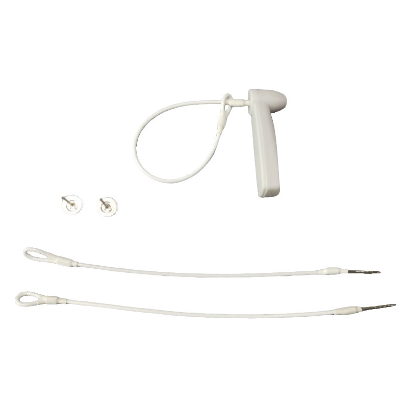 

100 Pieces EAS Lanyard Alarming Security Pencil Hard Tag Security Magnetic Cable Alarm Tag For Supermarket