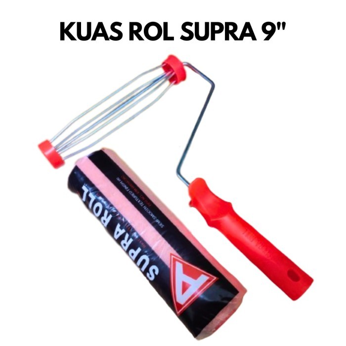 Supra Roll Kuas Roll Gagang Besar Roll Cat Tembok - Kuas Roll Cat Besar