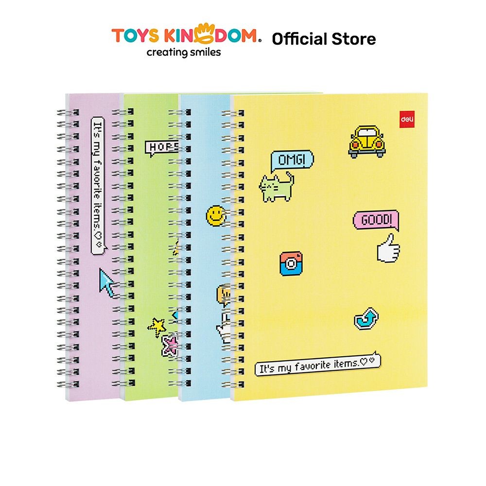 

Toys Kingdom Deli Notebook Spiral Favorite Items Ela560 Random Buku Tulis Catatan Diary Weekly Planner Agenda Journal Perlengkapan Alat Tulis