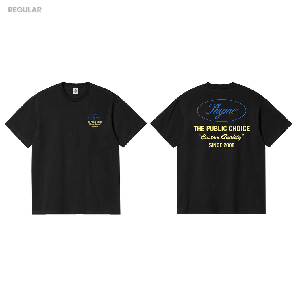 Skymo Apparel Tshirt Devide Black Skymo Apparel