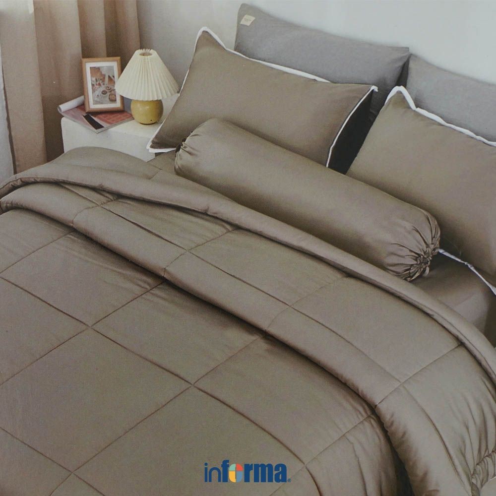 Informa Fiore Bed Cover Bambu - Selimut Ranjang Pelapis Tempat Blanket Aksesoris Sprei Selimut Kamar