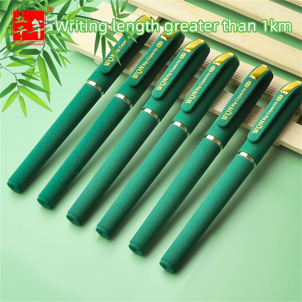 

Cheap stuff Aesthetics stationery green gel ink ballpoint elegant pens sets 0.7mm cute kawaii things Office accessories items