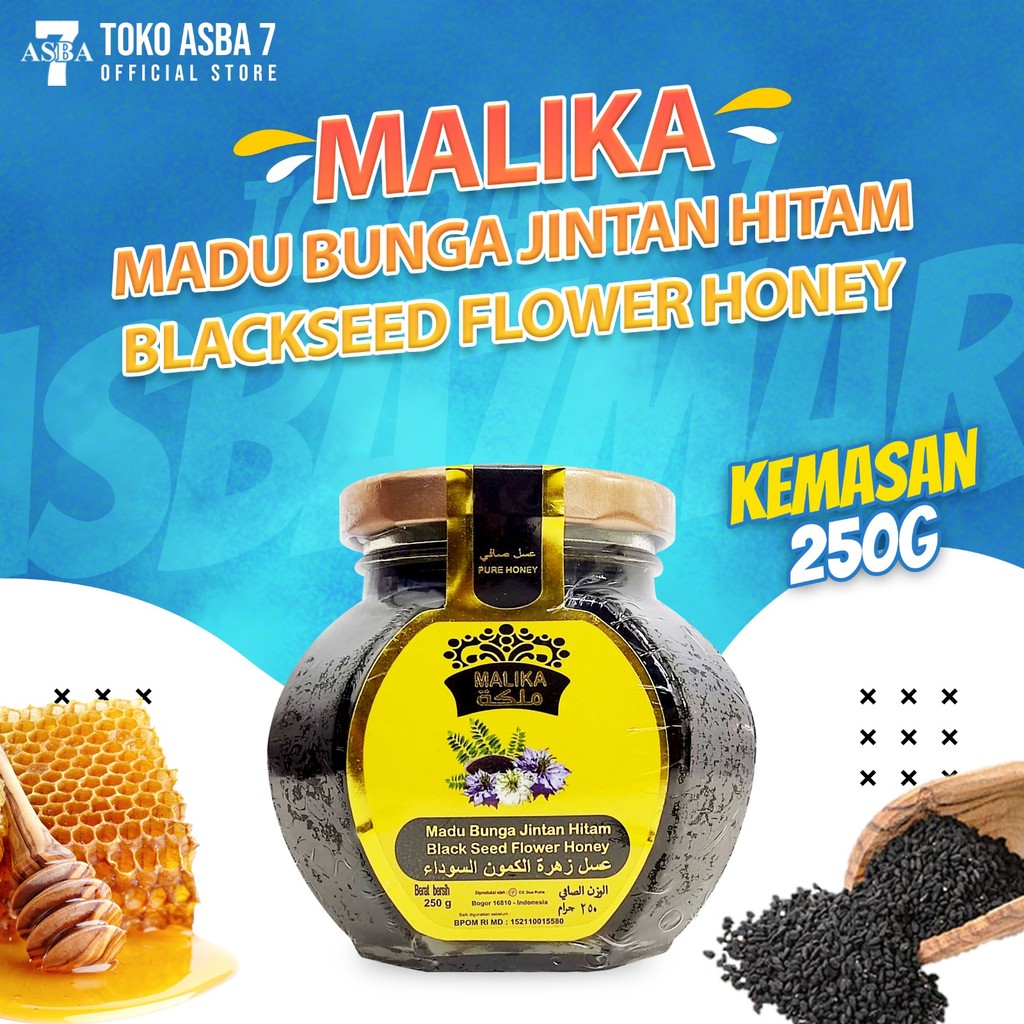 

MALIKA BLACK SEED FLOWER HONEY 250GR