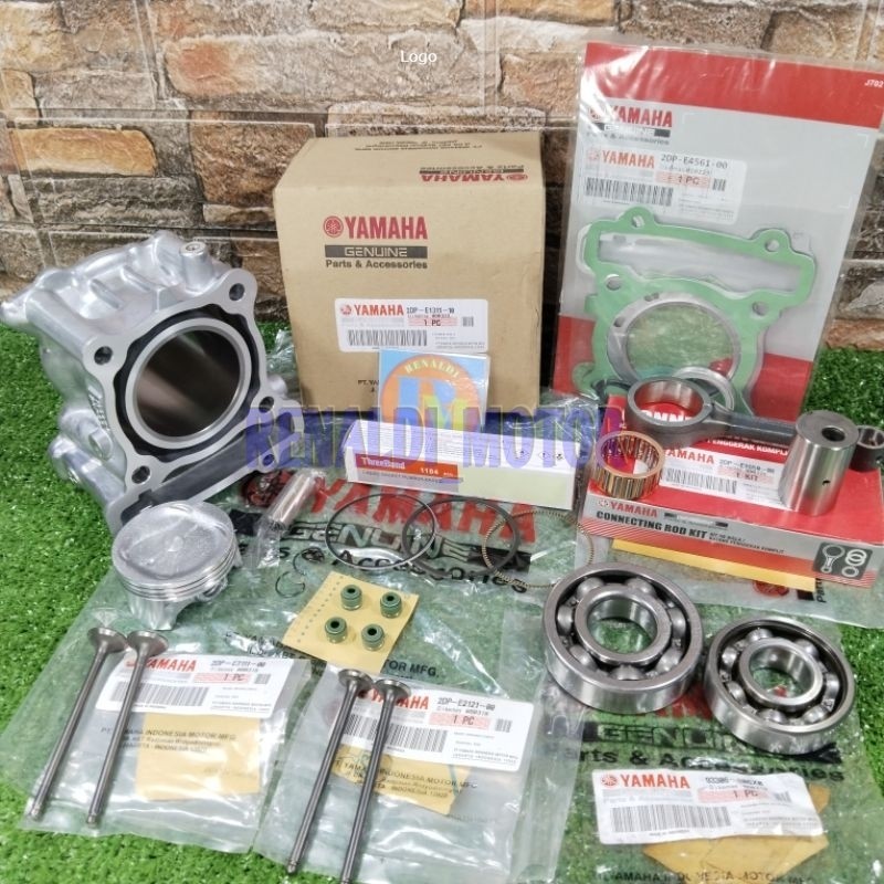 PAKETAN KOMPLIT Blok Seher Plus Stang Seher Yamaha Nmax 155 / Aerox 155 / Lexi N MAX155 (2DP)