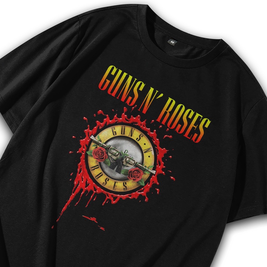 Baju Band / Kaos Band / T shirt Band Guns N Roses / Tshirt Vintage Band / Musik Metal Punk Rock Over