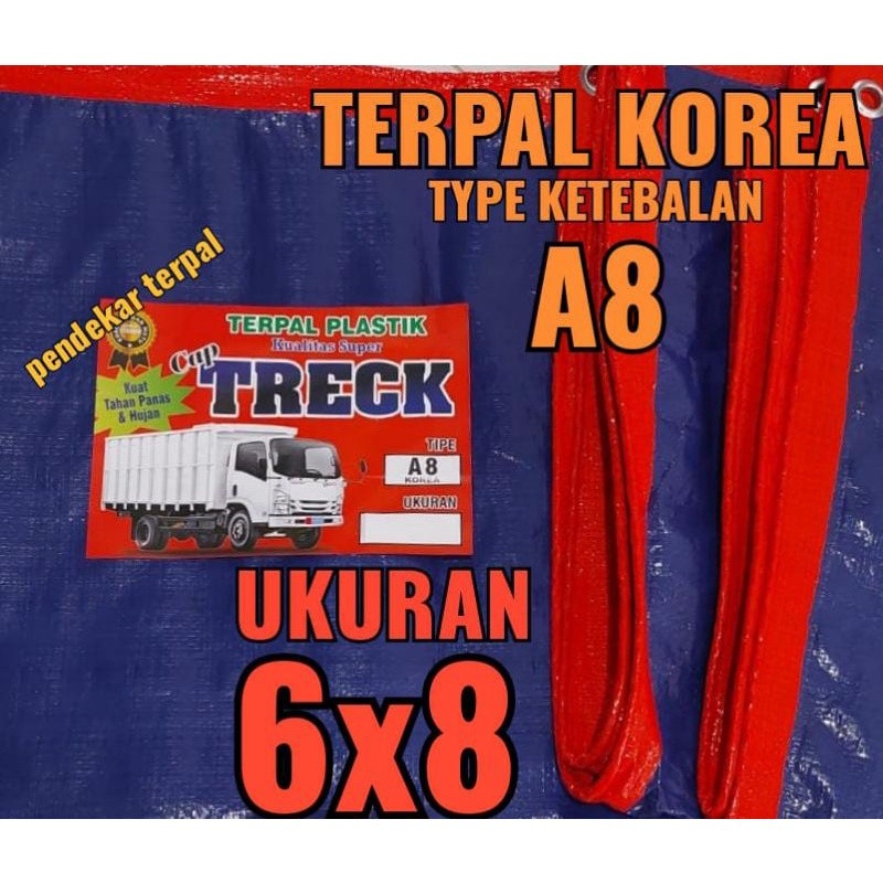 pabrik terpal Terpal Korea A8 ukuran 6x8 meter