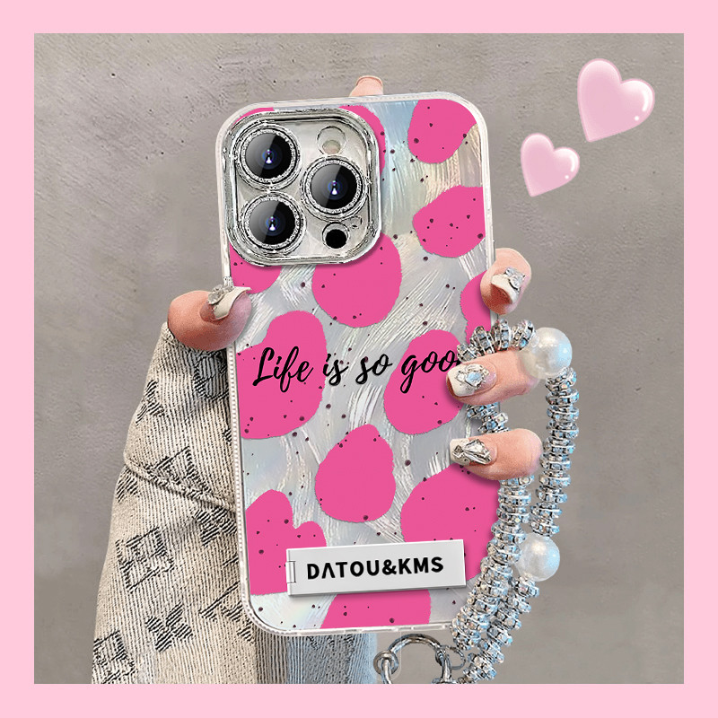 Pink leopard print Cocok untuk casing ponsel iPhone 11 ip11pro ip12 ip12pro case iPhone ip13 ip13pro