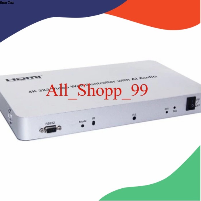 Video wall Controller 4K 3X3