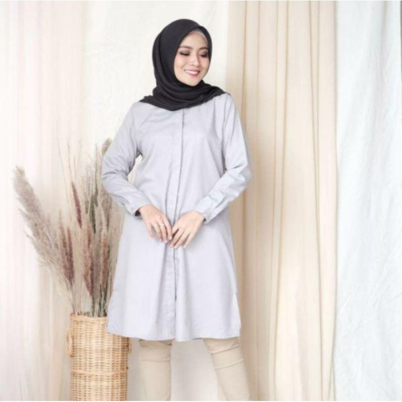 Tunik Wanita Toyobo Wanita Aura LD 100cm & LD 110cm Long Tunik Keren