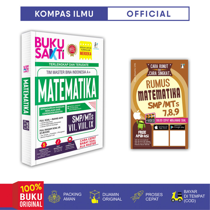 BUKU SAKTI MATEMATIKA SMP/MTs KELAS 7,8,9