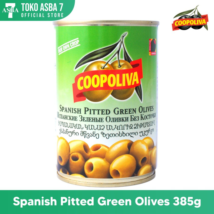 

COOPOLIVA PITTED GREEN OLIVED 425ML INDO