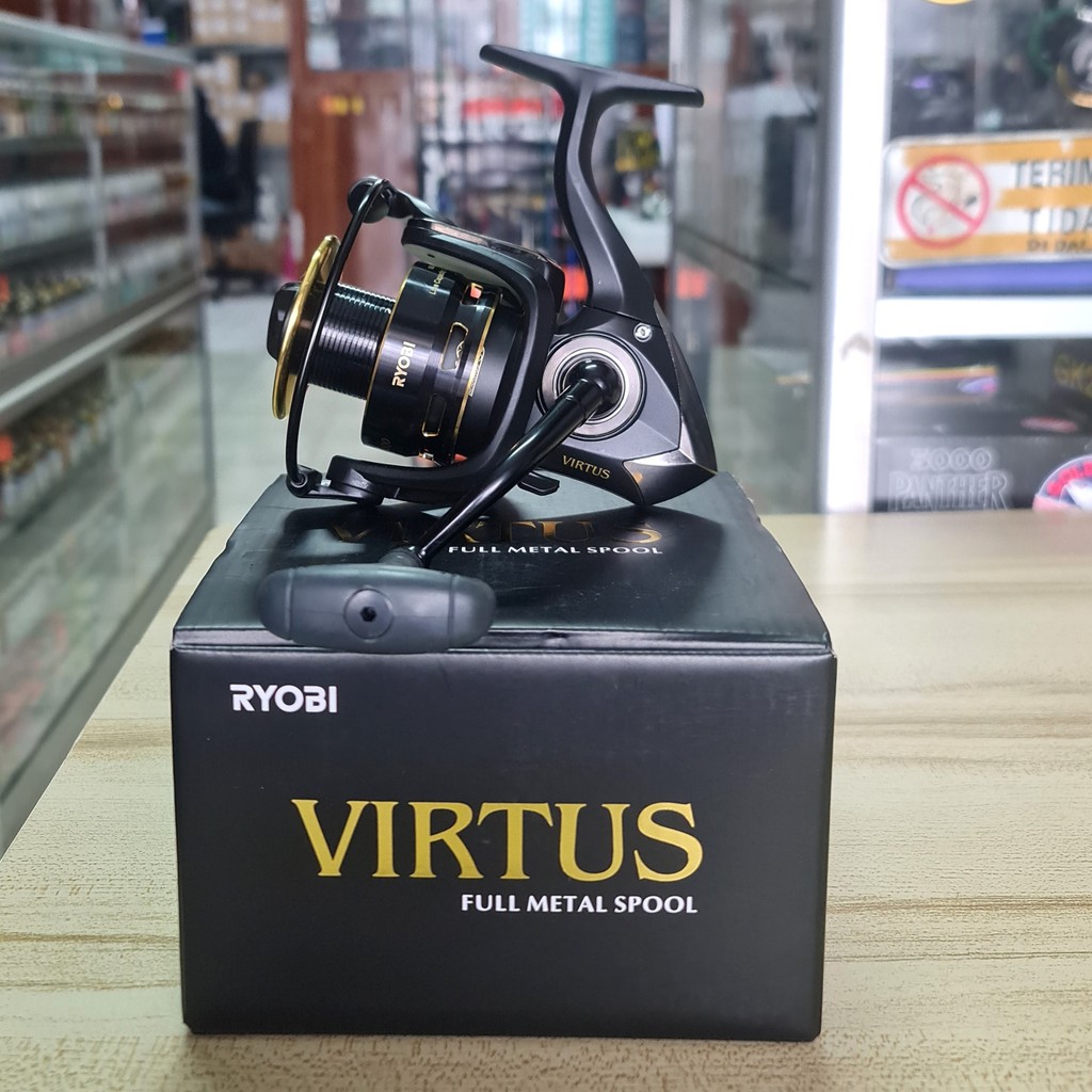 DISKON Reel Ryobi Virtus 2000  3000 6000 Power Handle FISHING REEL SPINNING SALT WATER Laut Designed