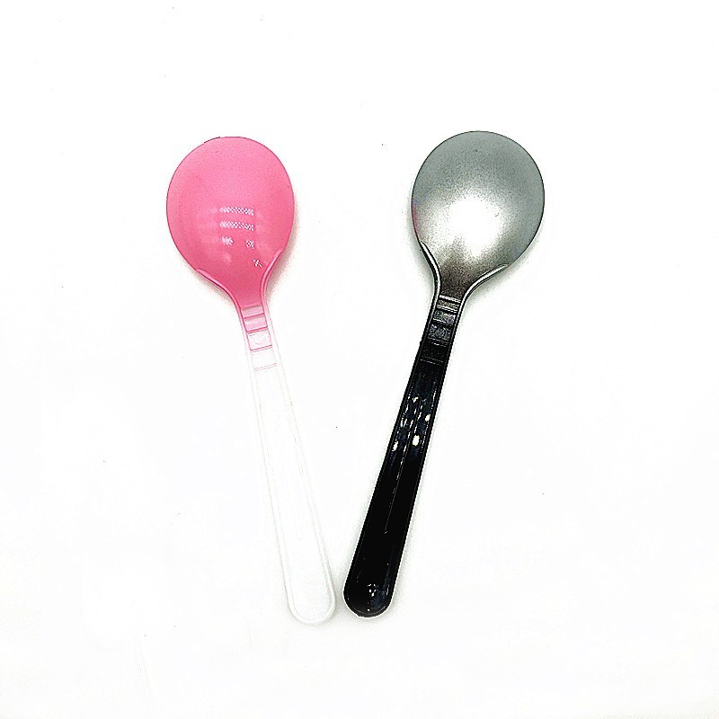 

10pcs/lot Assembly Model Paint Color Testing Spoon Plastic Spoon for Model Spraying Coloring Tool DIY Accessories Black/white