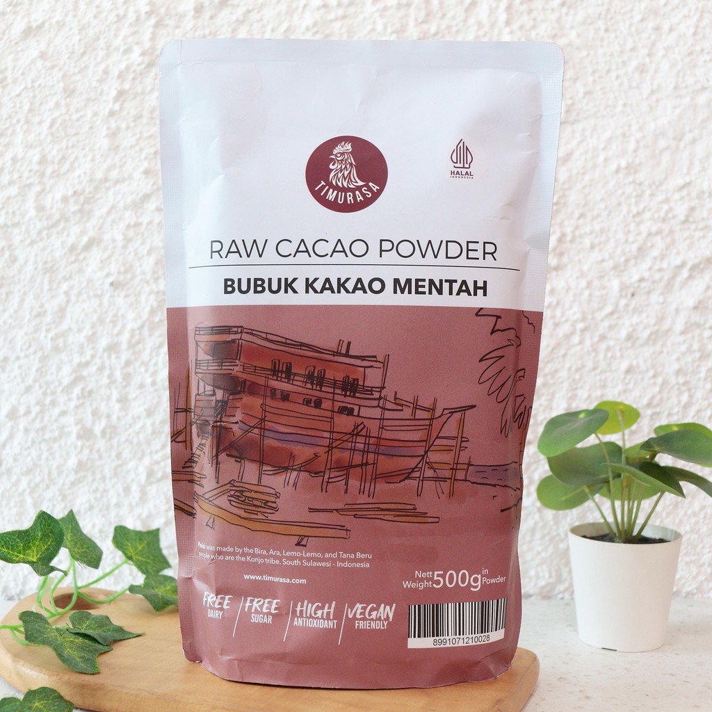 

500G Raw Cacao Powder Organic - Bubuk Cokelat Organik - TIMURASA