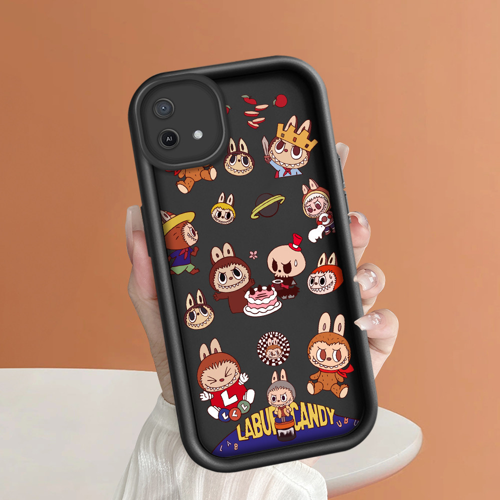OPPO A16K A16E Case Softcase Case lucu Cassing Casing Hp Kesing Soft Kartun Cute Labubu 3656