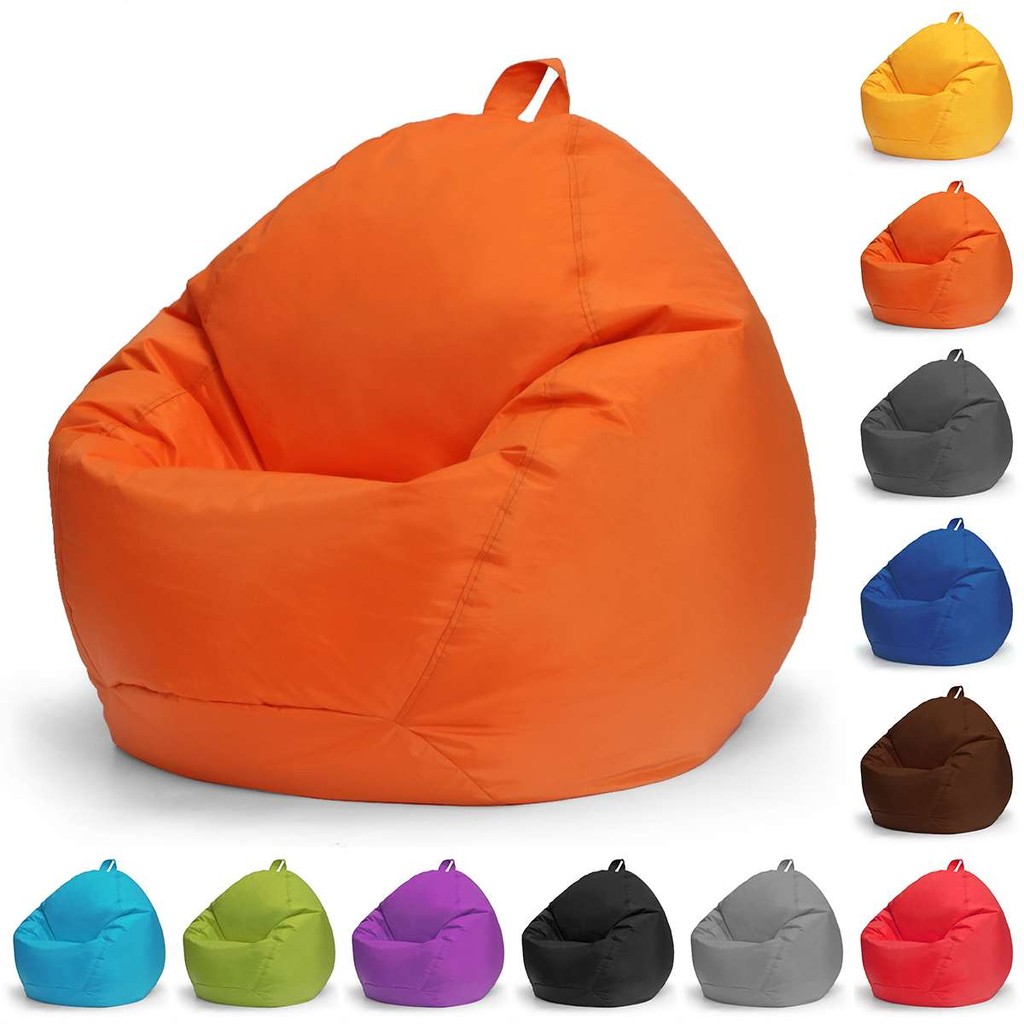 Lazy BeanBag Sofas Cover Chair No Filler 420D Oxford Waterproof Lounger Seat Bean Bag Pouf Puff Couc