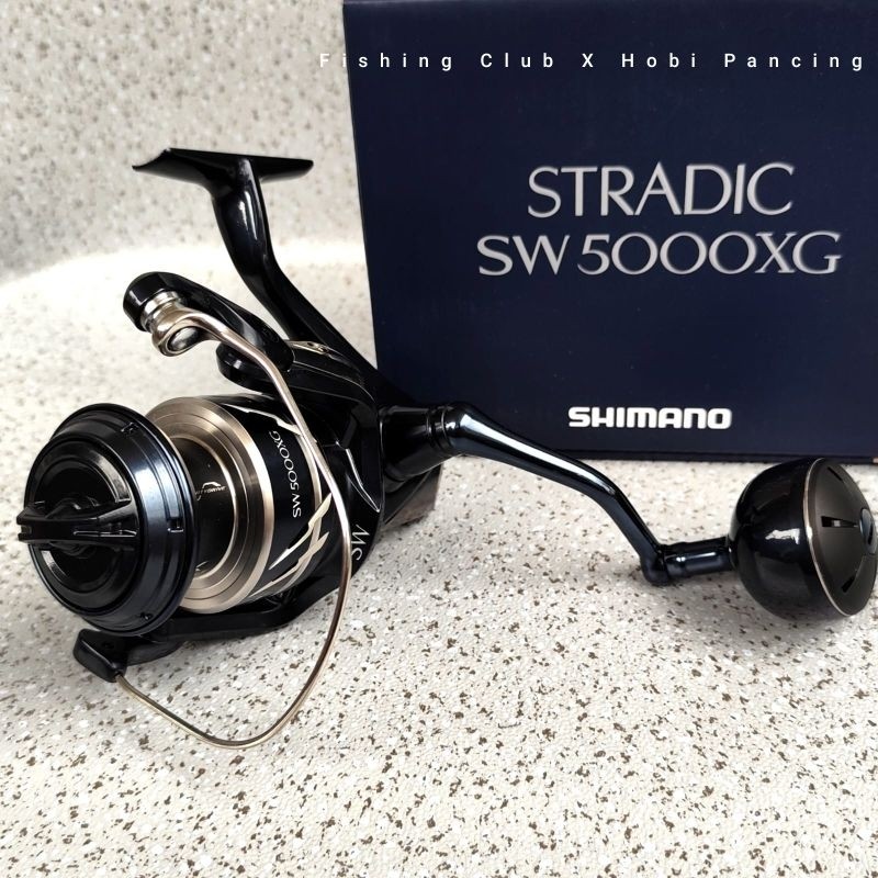 Reel Shimano Stradic SW 2024 SW 4000 5000 6000 8000 10000 Power Handle Original 100%. Reel Untuk Lau