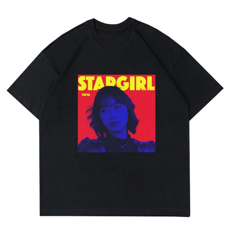 KAOS FREYA JKT 48 - STARGIRL | T-SHIRT JKT48 OVERSIZE | KAOS DISTRO PRIA | BAJU FREYA