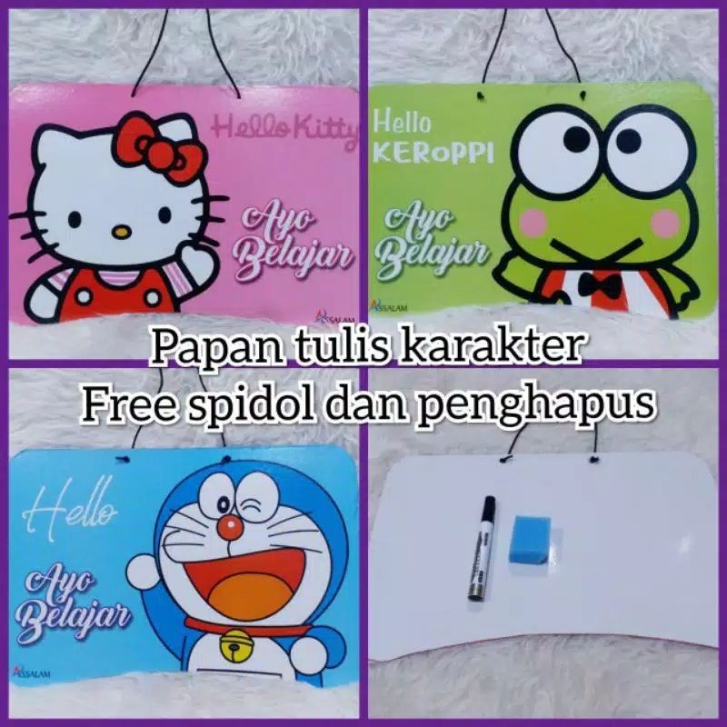 

papan tulis setspidol dan penghapus
