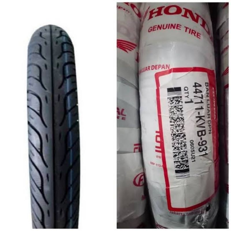 Ban luar federal Ahm Ban Luar Motor Federal Honda AHM KVB 80/90-14 Tubetype Ban Depan Vario Beat ori