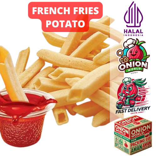 

500gr Kerupuk Potato French Fries 2000 KW Stik Asli Keripik Potato Asli Kerupuk Kentang Putih Kerupuk Kentang pedas manis Kerupuk Kentang balado Kerupuk Kentang udang Kerupuk Stik Kentang Cemilan Snack Pedas Makanan Ringan Terlaris Termurah Free Ongkir C