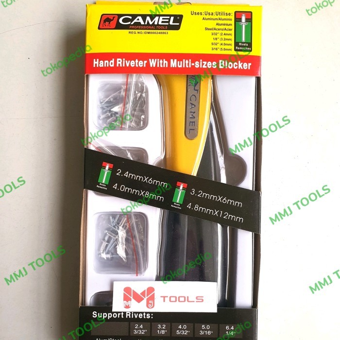 Tang Rivet CAMEL Otomatis - Camel Hand Rivet Otomatis - Tang Rivet