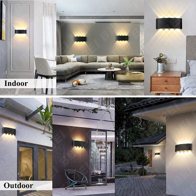 RB Lampu Taman Tenaga Surya Cob Sensor Light LED Solar Lamp /Lampu Dinding Outdoor/Dinding Hias
