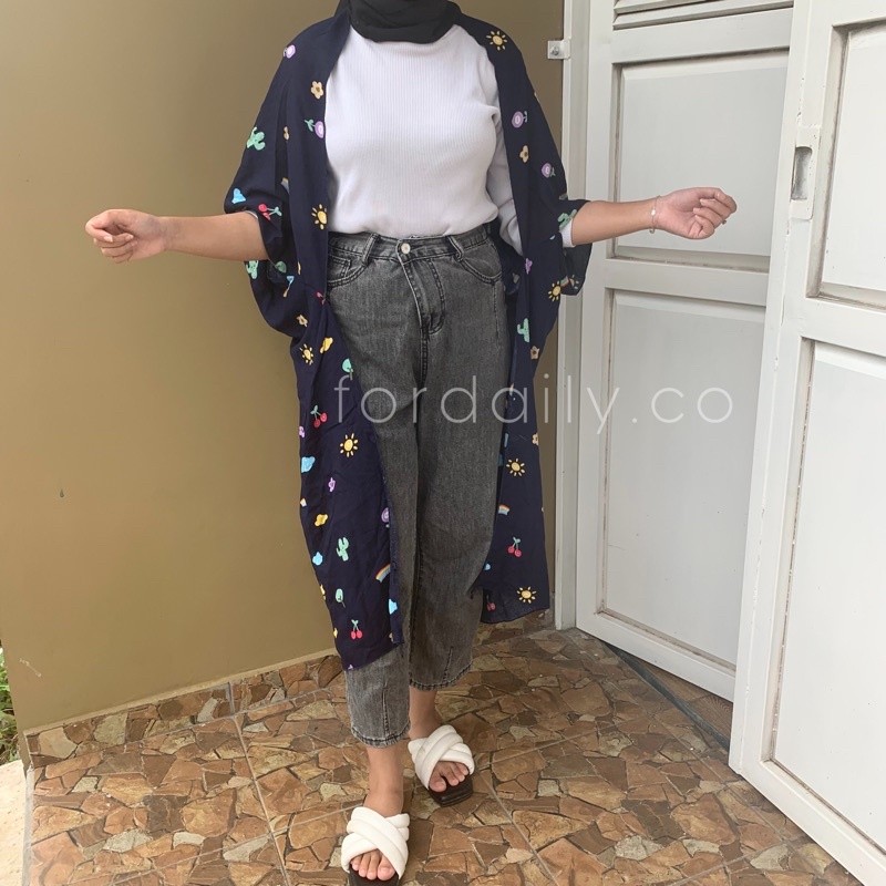 Outer Scarf Cotton Rayon (READY STOCK) BARU