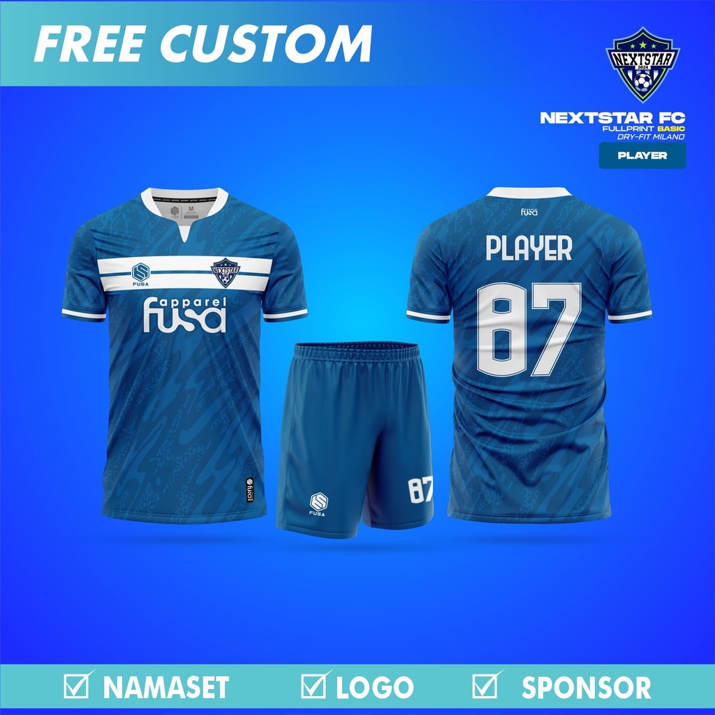 (CUSTOM) JERSEY SEPAKBOLA / JERSEY FUTSAL / JERSEY FUTSAL FULLPRINTING / JERSEY BOLA / JERSEY FUTSAL