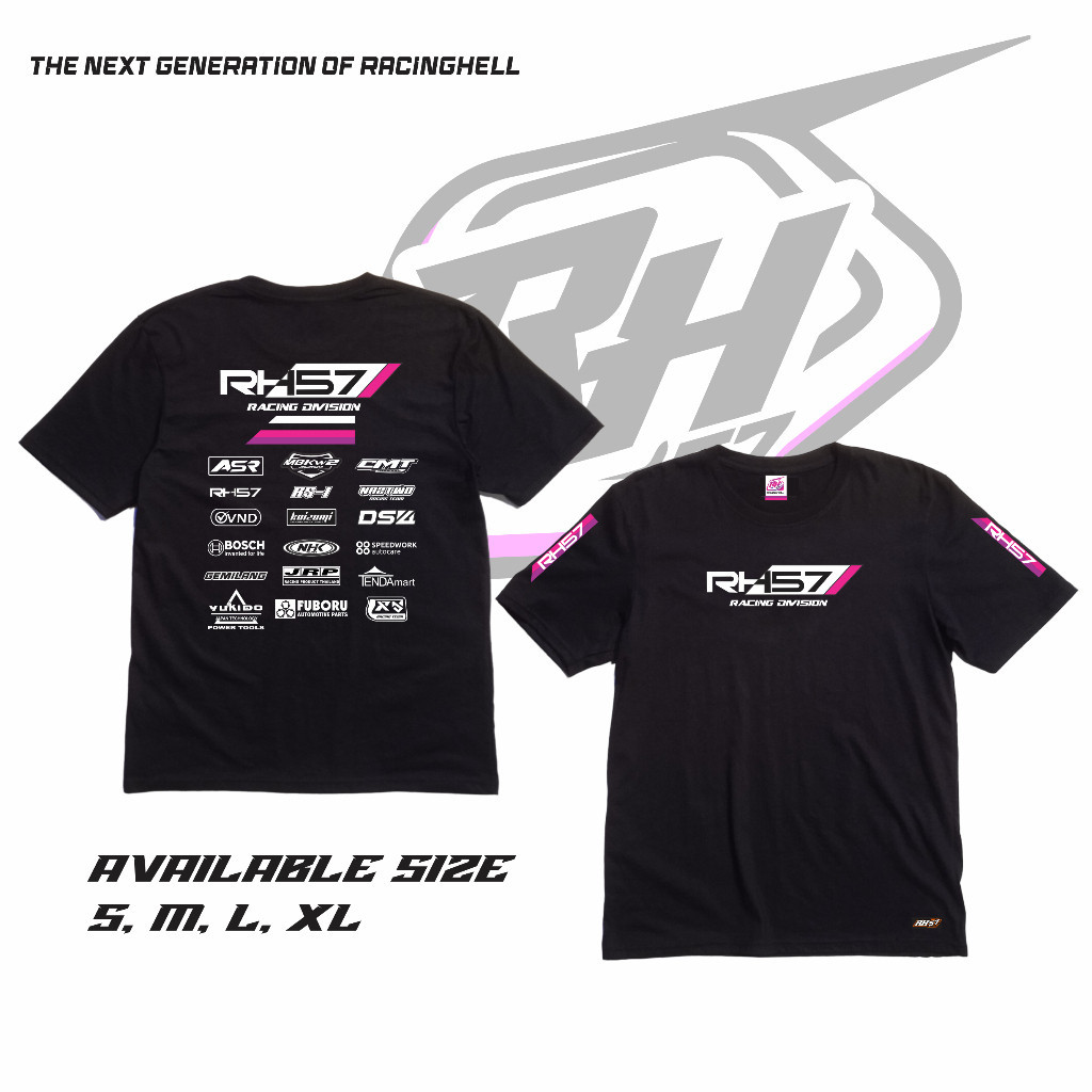 RH57 TSHIRT KAOS PRIA WANITA KEREN || RACING DIVISION