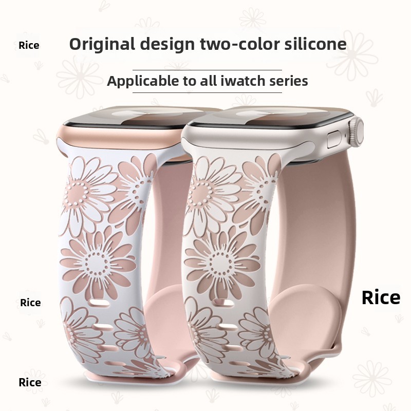 Stylish and beautiful floral strap Apple Watch 1 Series 2 Apple Watch Series 3 Apple Watch Series 4 