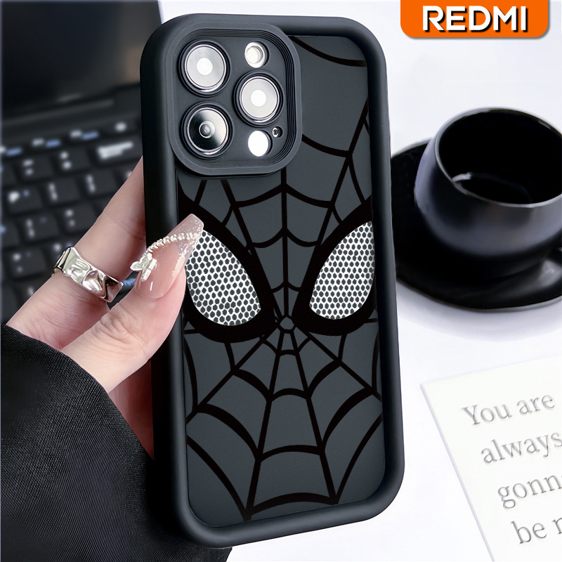 Fashion Spider-Man Couple Silicone Case Redmi NOTE-12 9 11 13 10 Pro 8 REDMI-9C 9A 12C 10C A1 Xiaomi