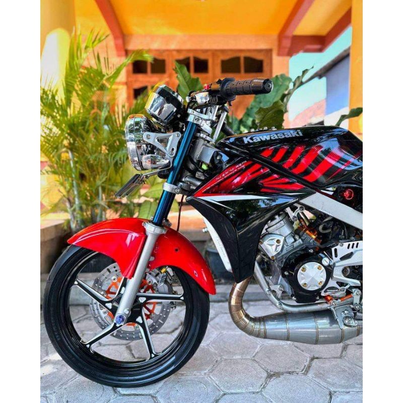 Striping Ninja SS 2014 2015 Merah Sticker Lis standard Ori Kawasaki Ninja SS Merah Ferarri 2014