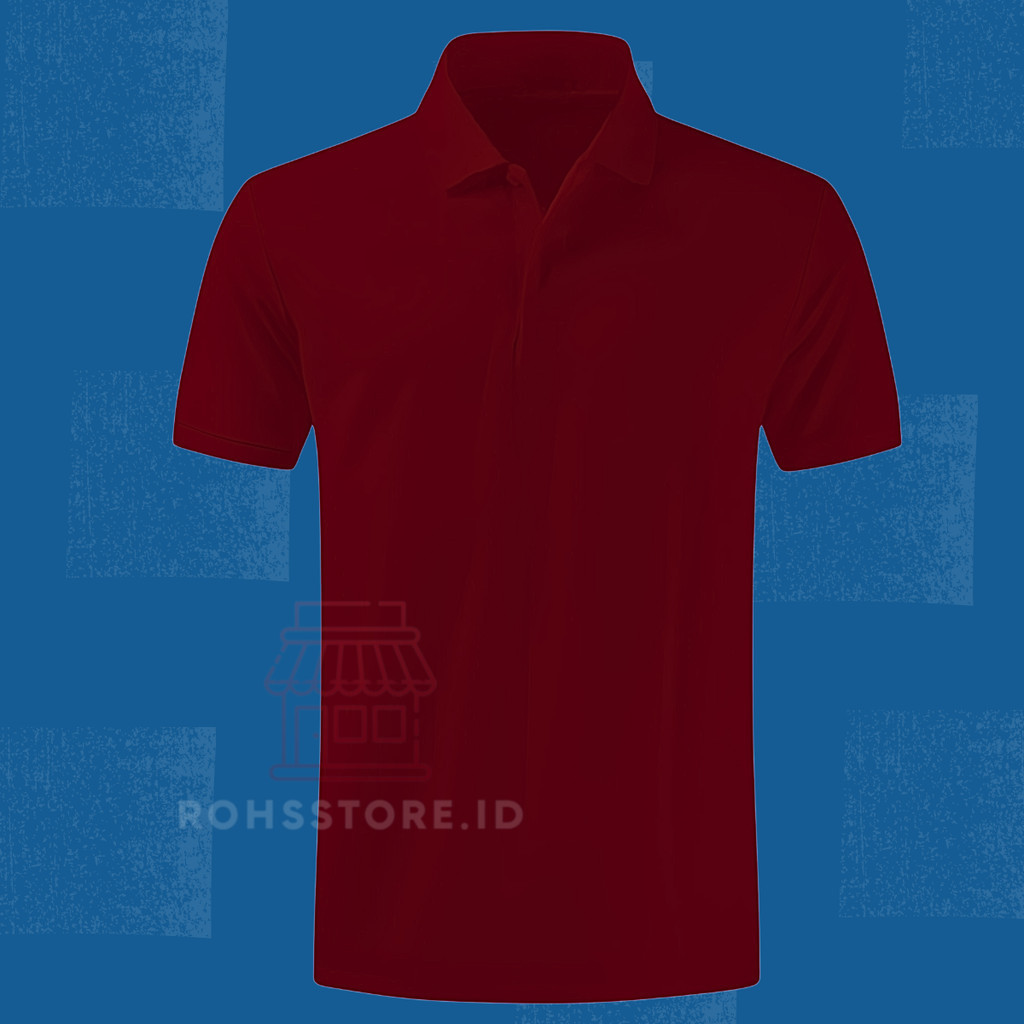 Polo Shirt / Kerah Wangki Kaos Polos Seragaman Kekinian Pria Dan Wanita Seragam Pakaian Pique Basic 