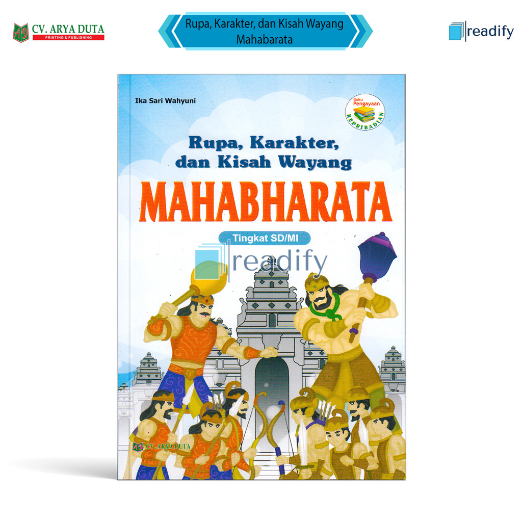 Buku Rupa, Karakter, dan Kisah Wayang Mahabarata