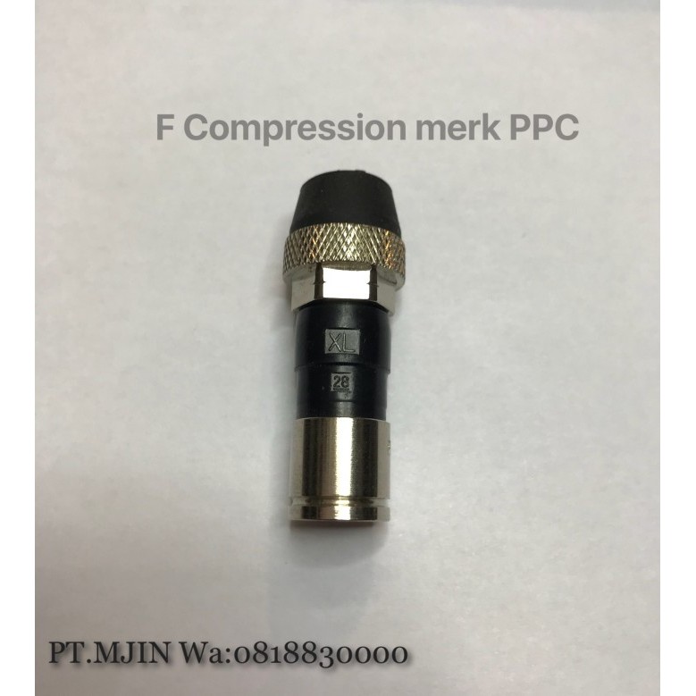 Conector Konektor F compression Rg6 merk PPC