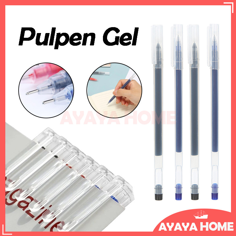 

Bulpoin 0.5mm/Gel Pen /Tinta Gel Cair Pena/Bulpoin Kantor/Pulpen Gel