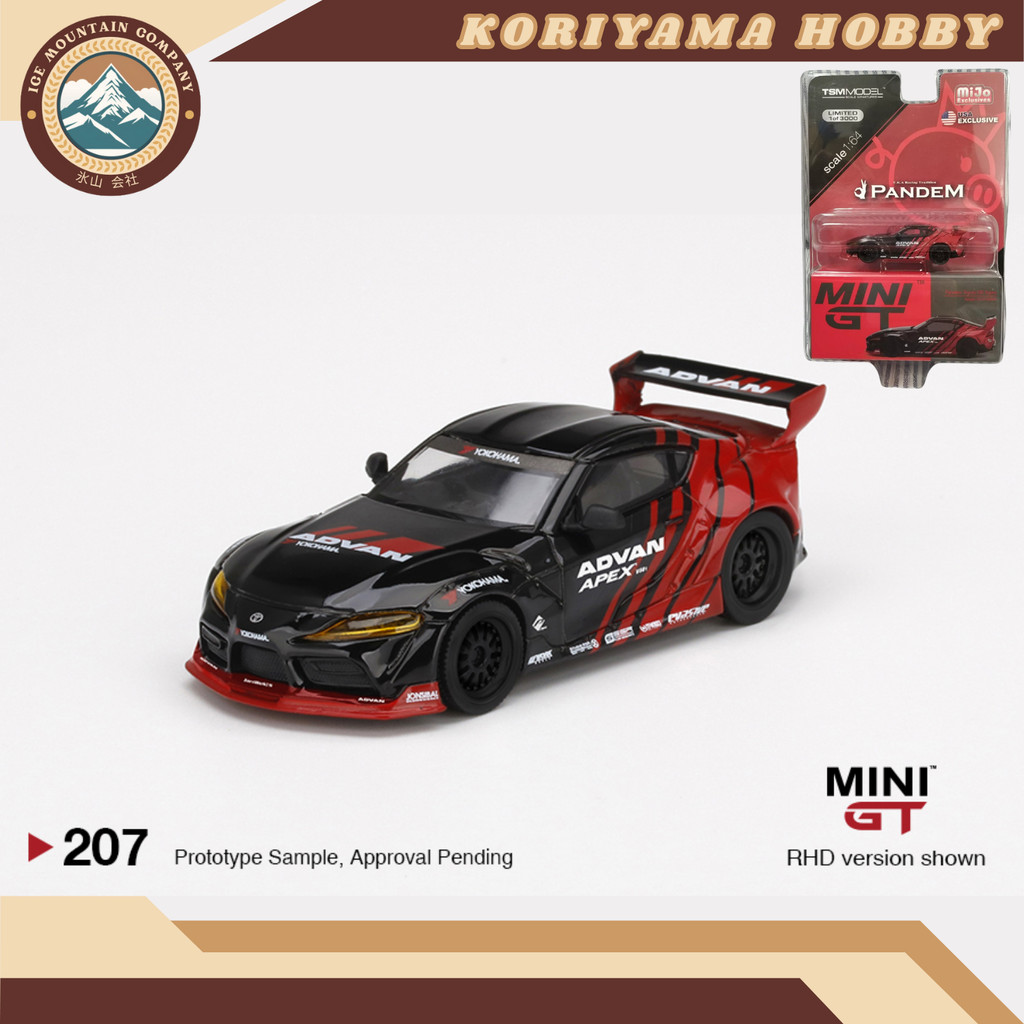 Mini GT 207 Pandem Toyota GR Supra Advan 2019 Sema MiniGT