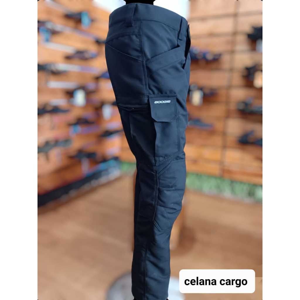 BOOGIE Celana Cargo Tactical Panjang Pants Pria Wanita Distro Premium