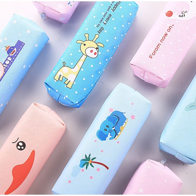 

Tas Pensil Tempat Alat Tulis Motif Animal Bahan PU Fashion Korea 300