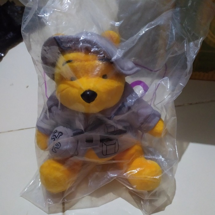 KY562 Boneka Pooh Safari Custome Like Indiana Jones - Happy Meal MC Donalds