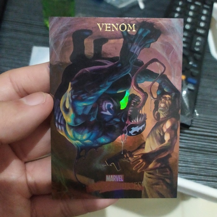 KY562 Kartu Ori Marvel Masterpieces Terbaik VENOM - Upper Deck 2007 | FOIL